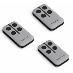 Extel - Télécommande Beep pour portail et porte de garage (ex weatem) - Lot de 3
