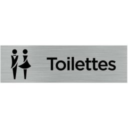 Signaletique.biz France - Pictogramme toilettes hommes femmes (Q0065). Signalisation Porte - 170 x
