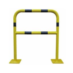 Barriere De Securite A Platineh 1m Ø 60 Mm 1000x1000noir Jaune