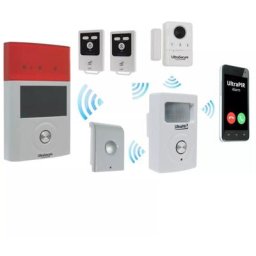 Ultra Secure - Kit deluxe 100% sans-fil autonome alarme gsm UltraPIR 3G (gamme bt)