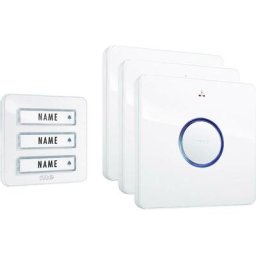 Set complet pour Sonnette sans fil m-e modern-electronics 41097 200 m blanc - blanc
