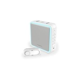 Kit carillon sans fil 200 m avec Halo lumineux - 8 mélodies - Honeywell