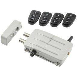 CI10 Verrou électronique, serrure invisible, 4 télécommandes, Argent - Argent - Arregui