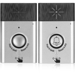 Interphone vocal sans fil portatif Talk bidirectionnel Sonnette intérieure Système de sécurité