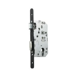 Serrure à larder noire à fouillot sans gâche - Clé I - Axe à 45 mm - Série D455 - Vachette