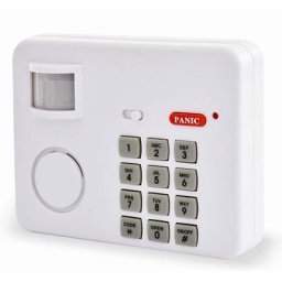 Fishtec - Alarme de Sécurité avec Clavier - Détecteur de présence à 5m - Code jusqu'à 12 Chiffres