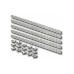 Crémaillère module 4 en acier galvanisé 30x12 - 5 mètres - crem30x12 5