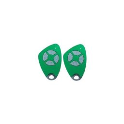 Intratone - Lot de 2 télécommandes 4 boutons htel200 verte 09-0119 (ne se programme que par le