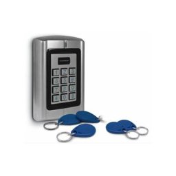 Clavier à codes et badges rfid 1200 codes saillie 12V Argent - Thomson