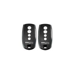 King Gates - Lot de 2 télécommandes stylo 4k noir - code tournant, 433.92 mhz - stylo4k