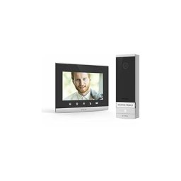 Connect 2 Interphone vidéo Wi-Fi Set complet gris, noir S555872 - Extel
