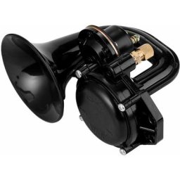 Camion 135db Fort Air Horn 12/24V SuperLoud Trompette Air Horn avec Valve Électrique Plat pour Auto
