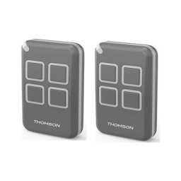 Thomson - Lot de 2 télécommandes 510050 grise - code tournant, 433.92 mhz