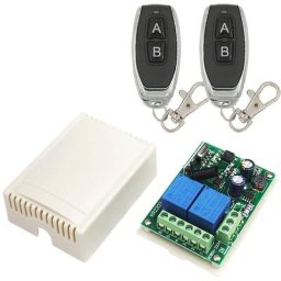 220V ac 2 Canaux Sans fil Commutateur de Télécommande, Récepteur rf Module de Relais 433 mhz avec