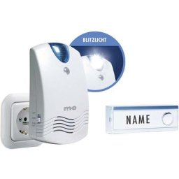 M-e Modern-electronics - Set complet pour Sonnette sans fil FG1.2 100 m blanc - blanc