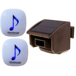Ultra Secure - Kit alerte de passage 600m - Double carillon 35 mélodies volume réglable + détecteur