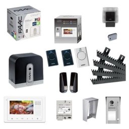 Faac - pack kit cyclo integral de et Vidéophone mini zen