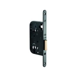 Serrure à larder axe 50mm finition noir bout rond - JPM - 230000-02-0B