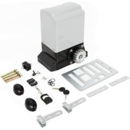 Motorisation pour portail coulissant - Capacité : jusqu'à 600 kg - Avec télécommande - 370 W