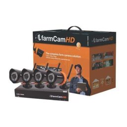 Kit complet 4 caméras de surveillance, Farmcam hd Luda
