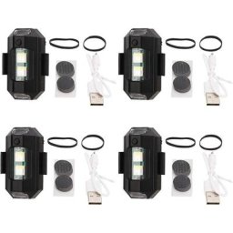 Feu de navigation de nuit Voyant d'avertissement extérieur LED Clignotant Avertissement Lumière de