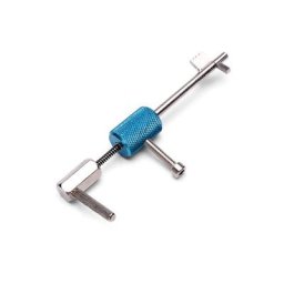 Outil de serrurier ouvre porte Open Lock Picks Serrurier Outil Argent + Bleu
