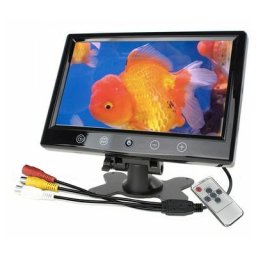 Housecurity - moniteur lcd 10.1 pouces boutons tactiles télécommande 2 entrées av voiture