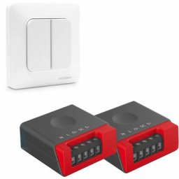 Kit interrupteur double sans fil et sans pile EnOcean -