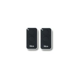 Nice - Lot de 2 télécommandes inti2 noir - émetteur à code tournant era inti 2 - 433.92 mhz