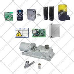 Kit faac roller 24v Genius Avec Coffrets Automatismes Pour Portail Battant Enterré - version