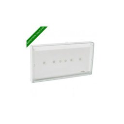 BAES d'ambiance saillie à LEDs 400lm IP43 IK07 plastique SATI Connecté visibilité augmentée pour