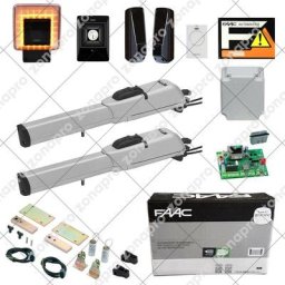 Faac - trendy 230V kit 104419445 Automatisme Portail Swing 2mt Wing