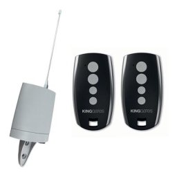 King Gates - Kit comprenant 1 récepteur freddy2 + 2 télécommandes stylo 4k