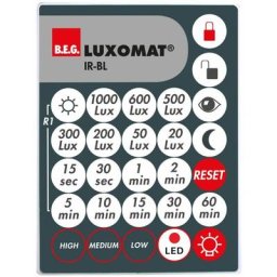 Télécommande de programmation - pour détecteur bl2, bl4 et bl4-k/c - beg 93055
