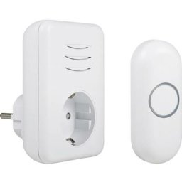 Byron - Set complet pour Sonnette sans fil DBY-22313 150 m blanc