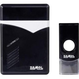 Zamel - ST-251 techno Carillon sans fil Set complet avec porte-nom - noir, blanc, argent