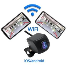 Moonstars - Caméra de recul sans fil wifi pour voiture, grand angle, lumière étoilée, vision