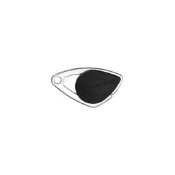 Badge électronique intratone noir - badge mifare en inox 08-0101 (ne se programme que par le syndic