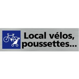 Signaletique.biz France - Pictogramme local velos et poussettes (Q0121). Signalisation Porte - 170