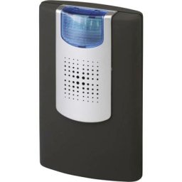 Heidemann - Sonnette sans fil Récepteur 70873 hx Flashlight - noir, argent