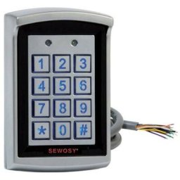 Lecteur de proximité avec clavier de programmation et antenne intégrée - Gris