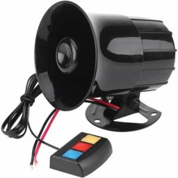 Klaxon de voiture/moto, sirne d'avertissement d'alarme de moto de voiture 12V 30W klaxon 3