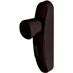 JPM - Poignee exterieure Bouton fixe reversible pour antipanique Couleur - Noir