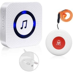 Bouton d'appel d'urgence pour personnes âgées en une pièce/bracelet d'alarme pour personnes