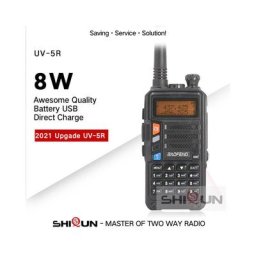 Baofeng – walkie-talkie longue portée 8W/10W Tri-bande UV-5R + Radio pour la chasse, mise à niveau