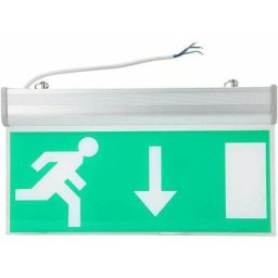Clairage de sortie de secours à led , éclairage de signalisation de secours à led, feux