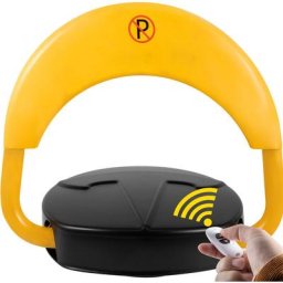 Barriere de Parking Rabattable, Controle a Distance 15m Verrou de Stationnement avec Telecommande,