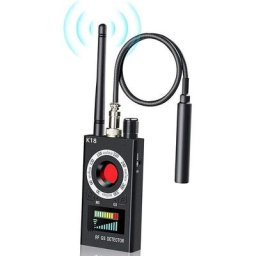 Detecteur Micro Espion, Détecteur K18 rf sans Fil Camera Alarme gsm, Anti-Espion Bug Détecteur,