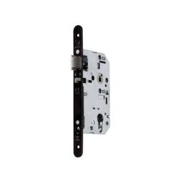 Vachette - Serrure à larder D456 urgence Axe 50mm T20 bout rond finition noir 14494000
