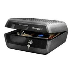 Master Lock - LCFW30100 Coffre-fort portable ignifuge et étanche avec clé Grand pour documents A4,